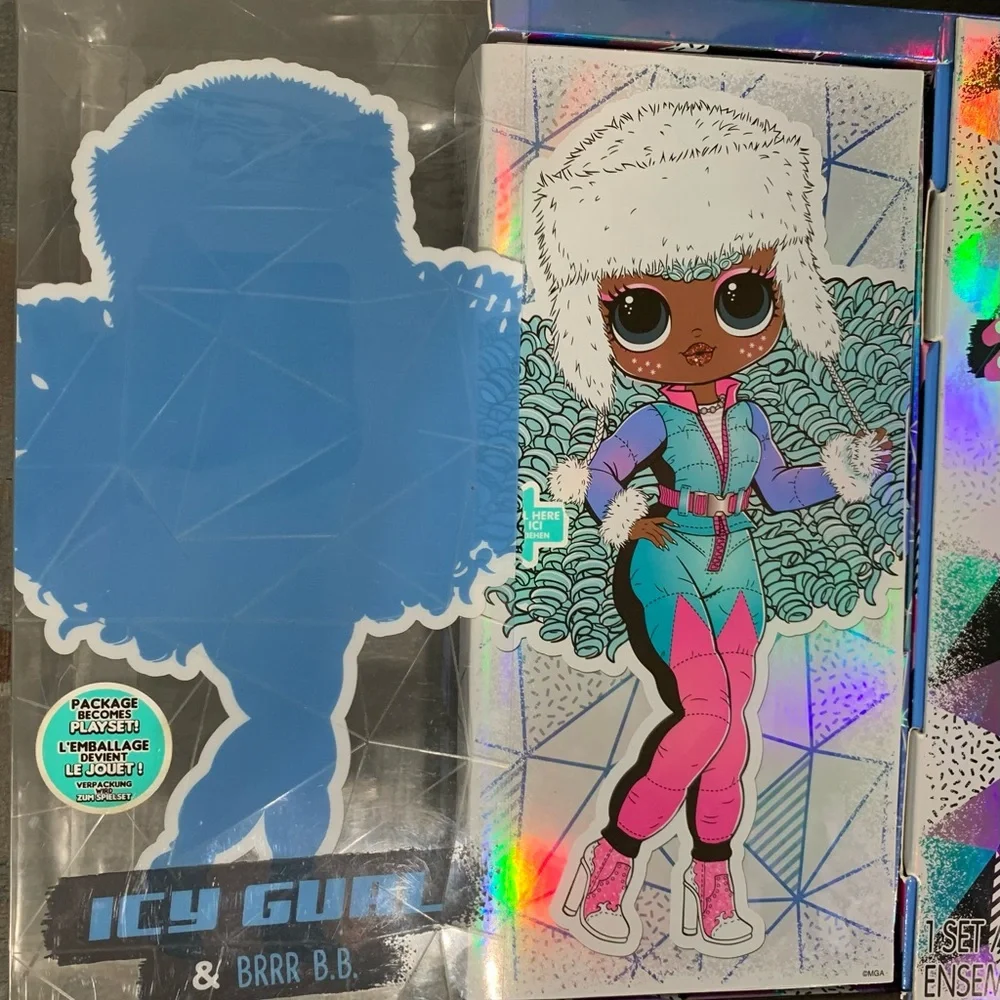 Winter Chill Icy Gurl And Brrr B.B Doll Girl LOL Surprise OMG Includes Items Pic